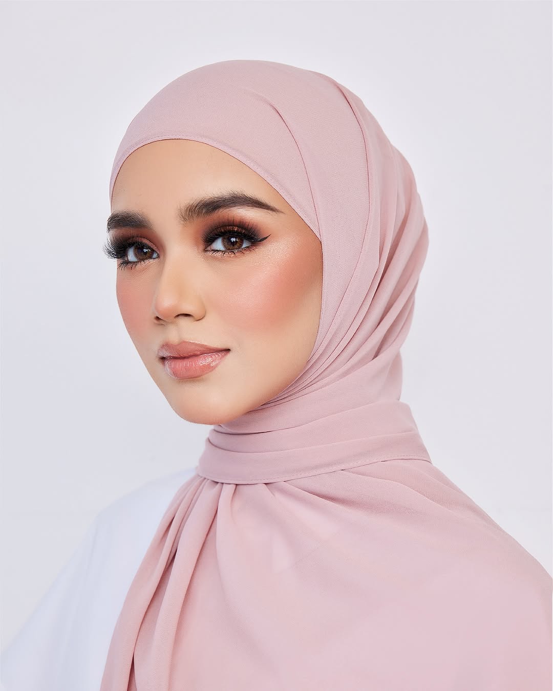 Mellysa Shawl in Apricot Pink