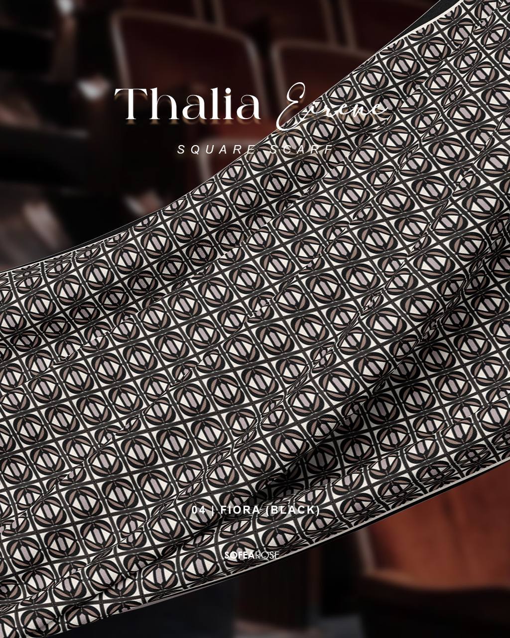 Thalia Eirene in Fiora (Black) Square