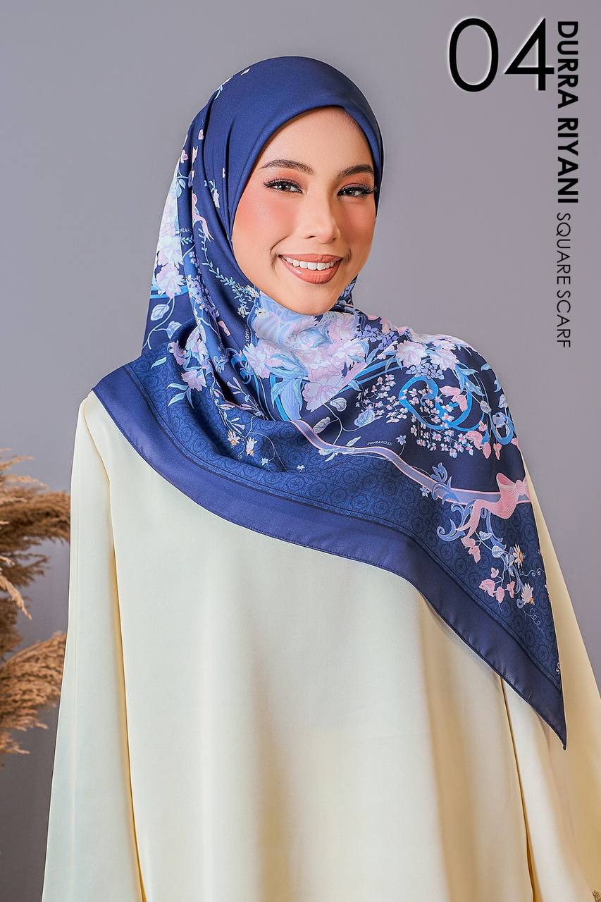 Durra Riyani in Salsabila (Navy Blue) Square