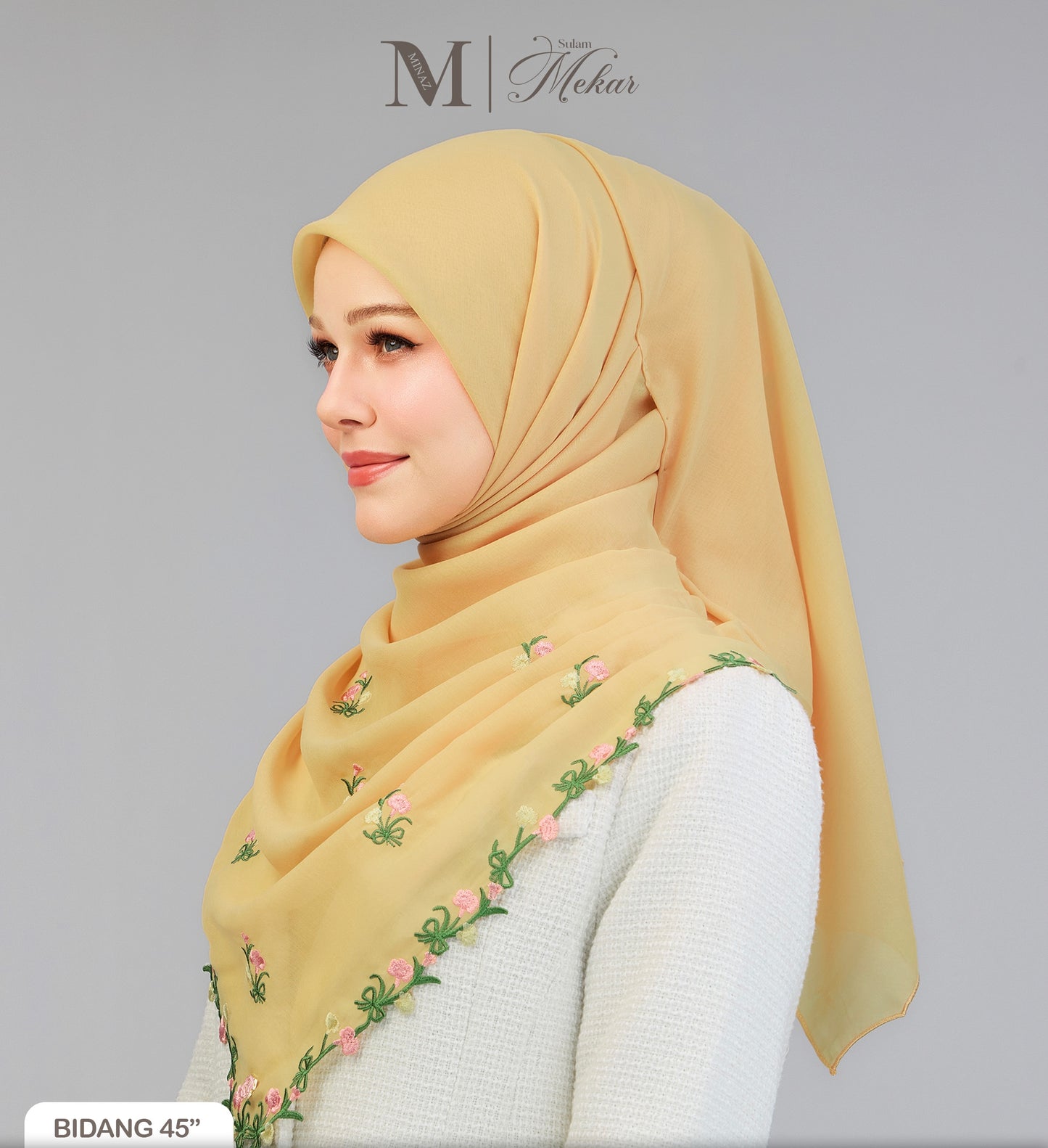 Sulam Mekar in Dusty Yellow 45”