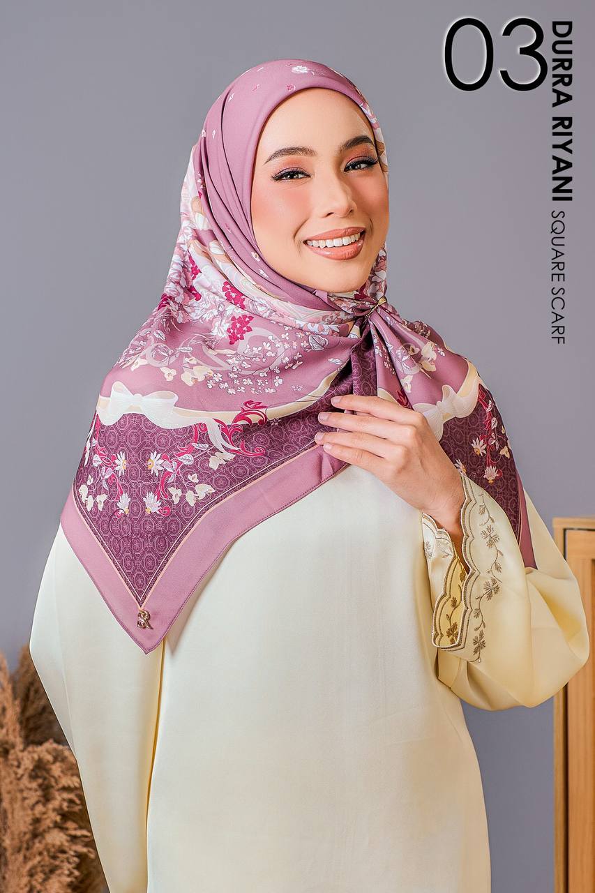 Durra Riyani in Cinta (Dusty Plum) Square