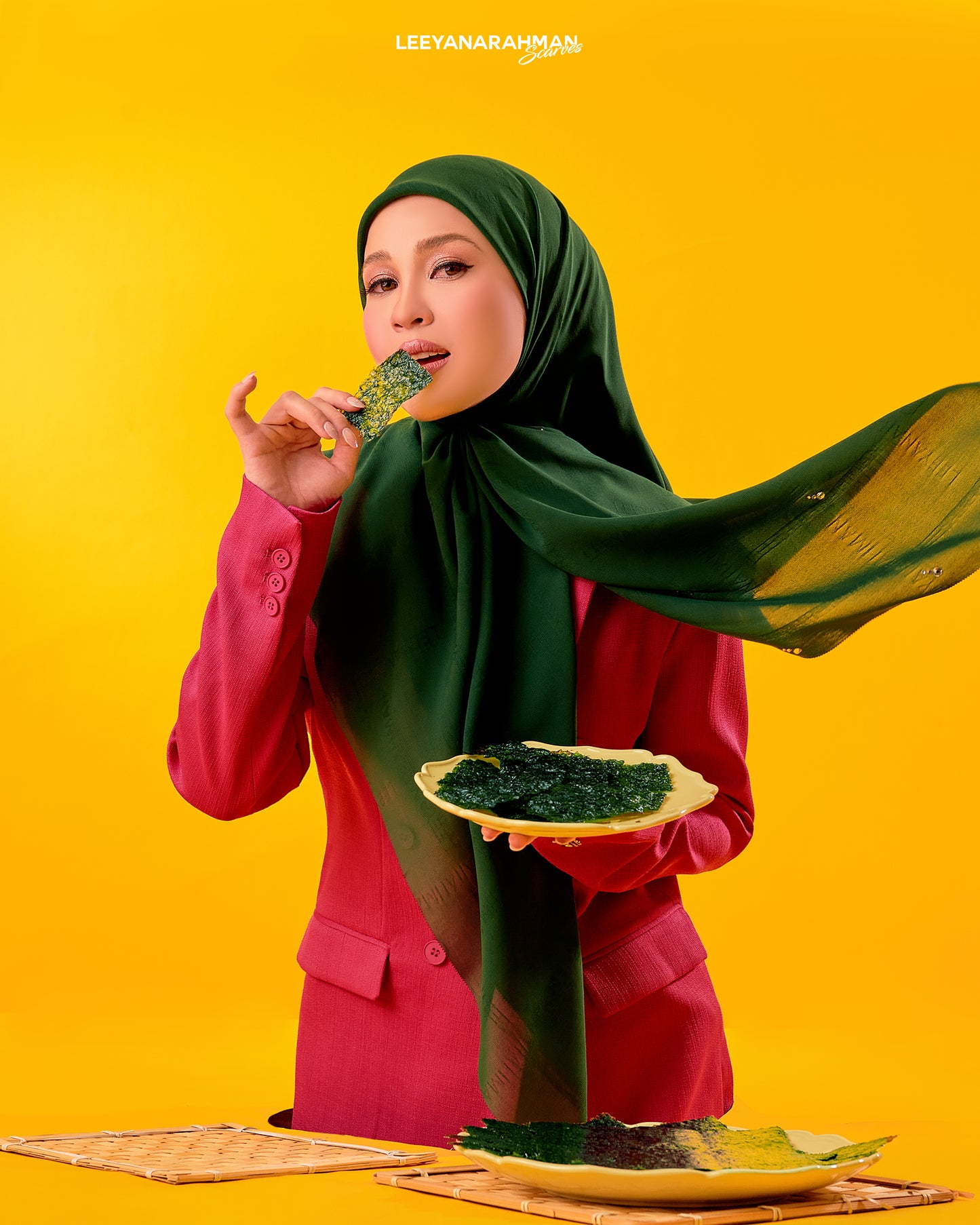 Craving Monogram in Seaweed