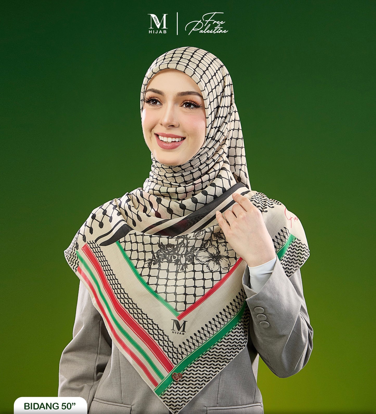 Kufiya Champagne 50”