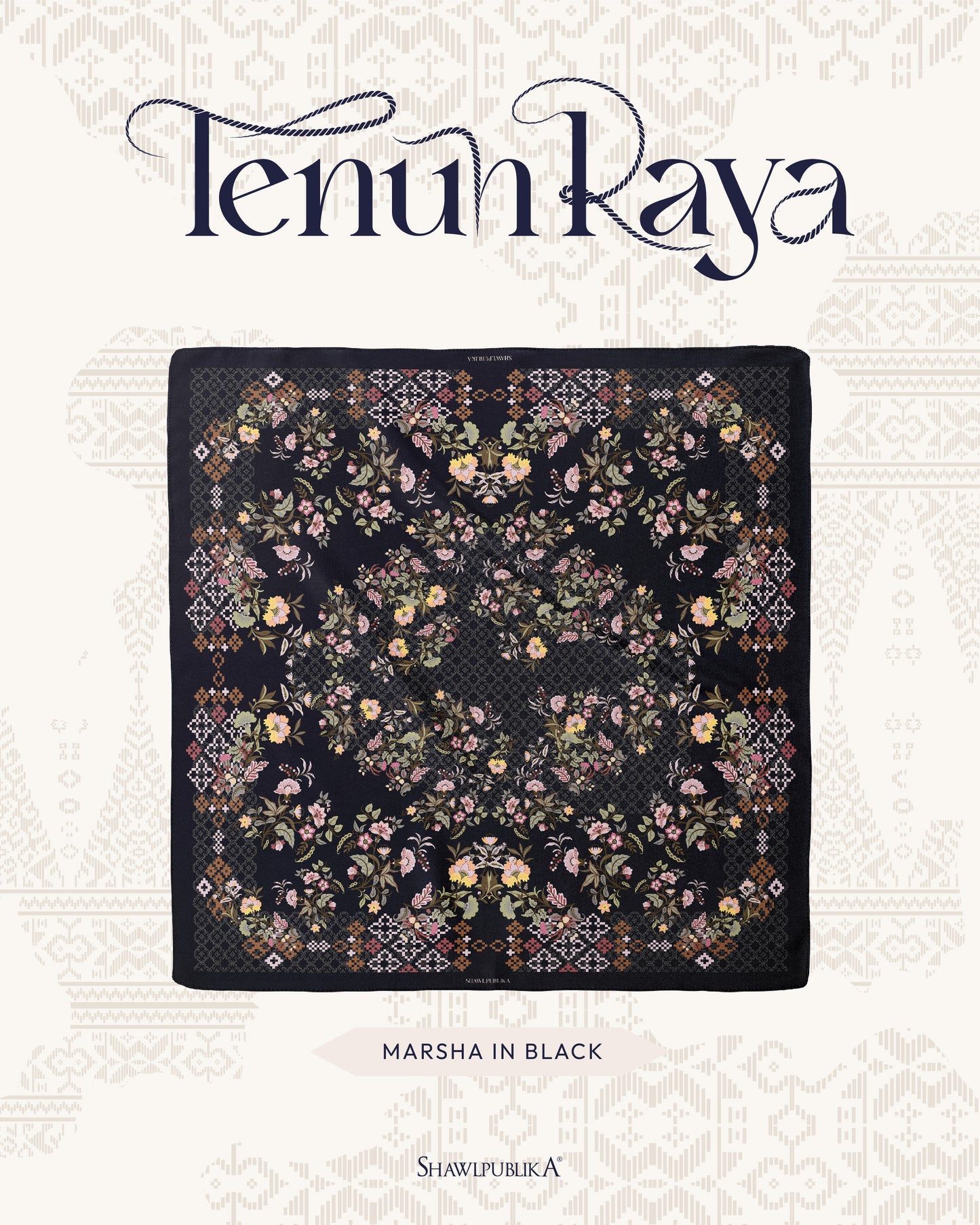 Marsha in Blue Black