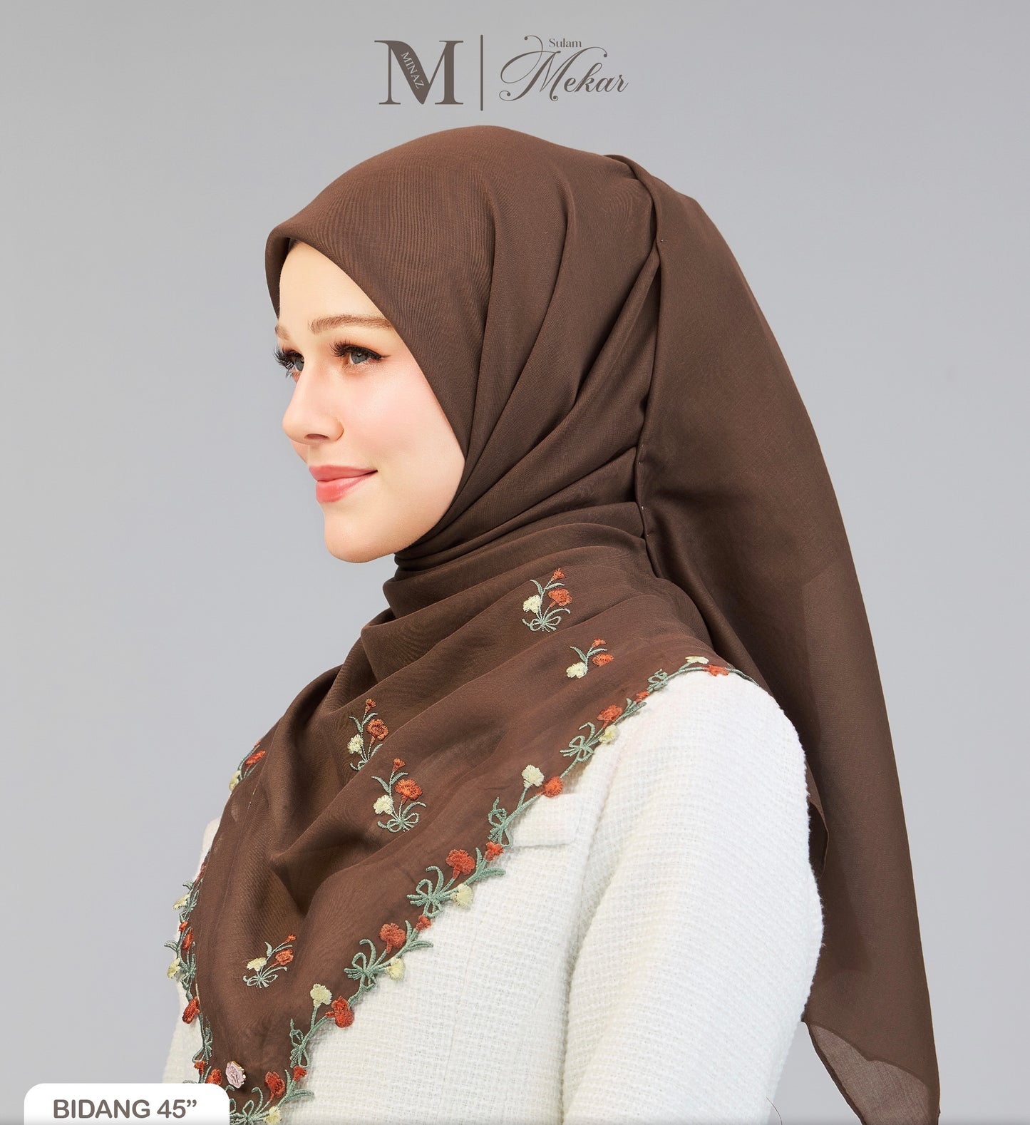 Sulam Mekar in Brown 45”