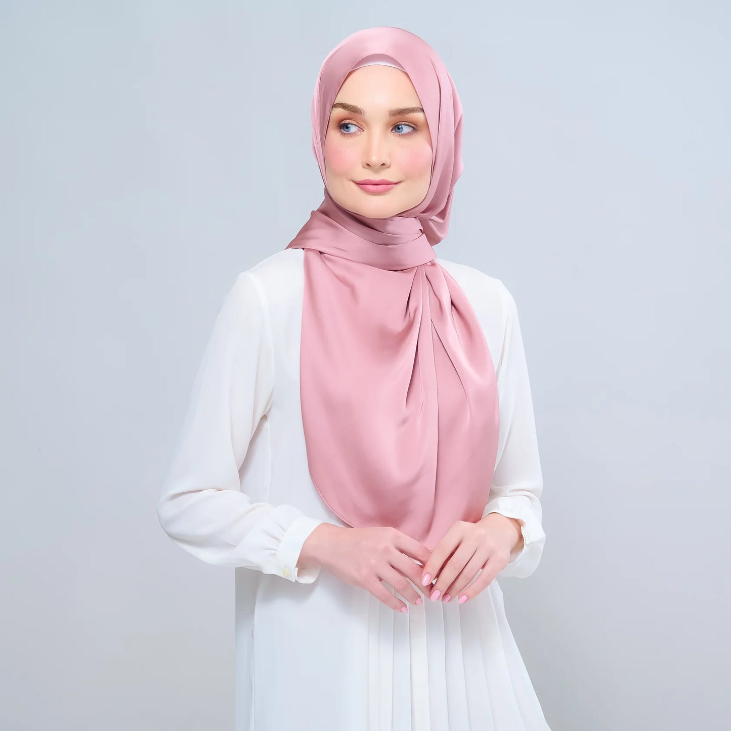 Instant Tag & Go | Satin Silk in Dusty Pink