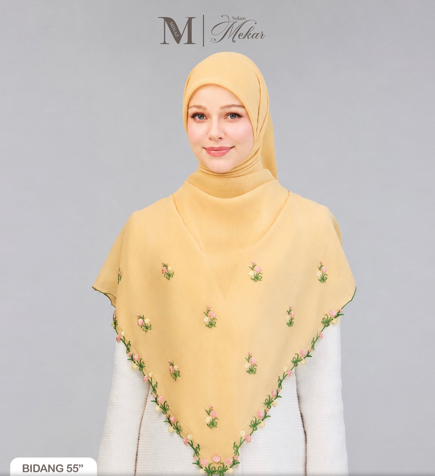 Sulam Mekar in Dusty Yellow 55”