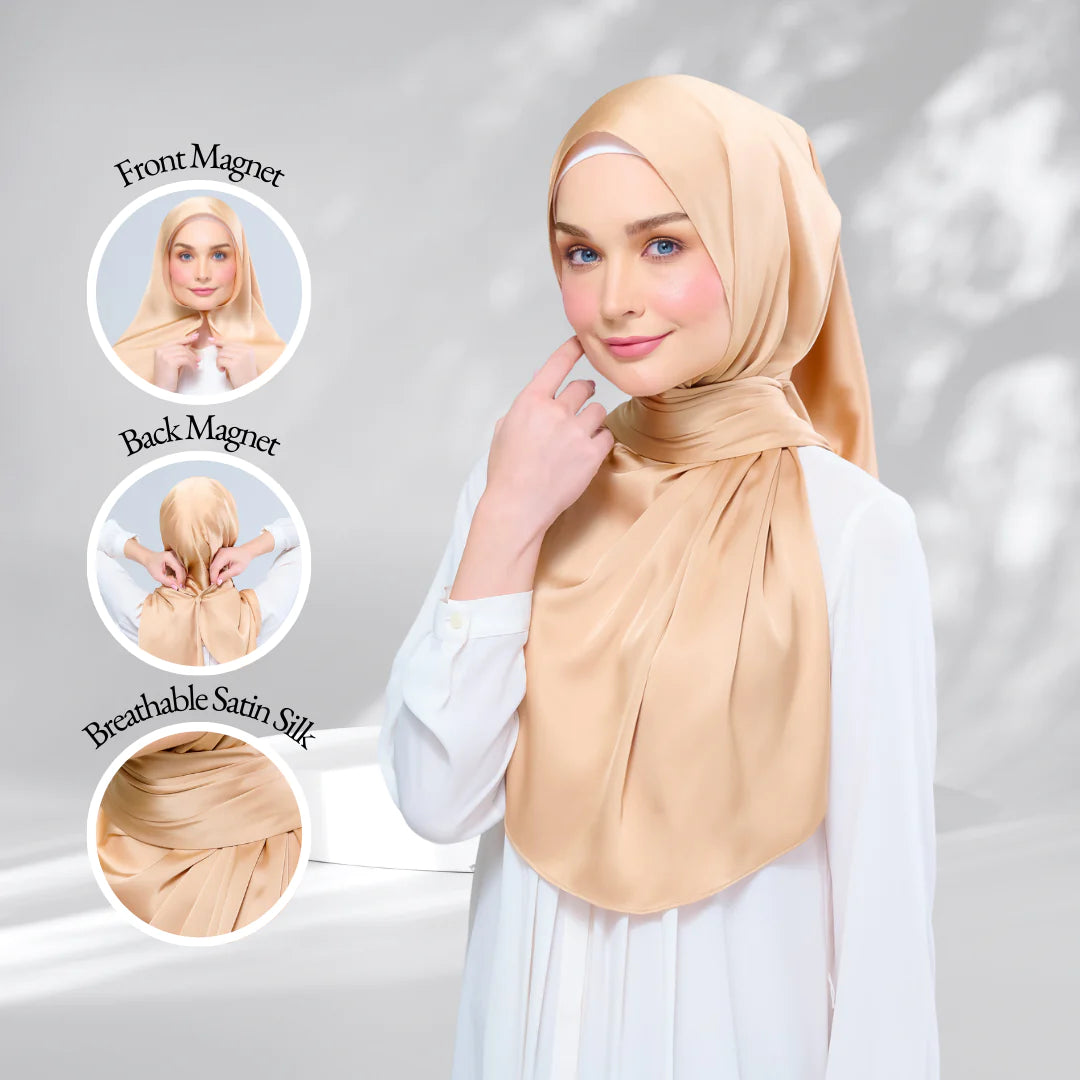 Instant Tag & Go | Satin Silk in Gold