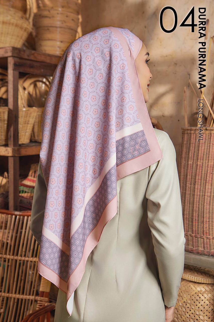 Durra Purnama in Pastel Grandeur (Shawl)