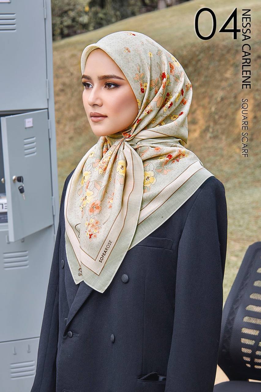 Nessa Carlene in Energetic Pale Lime (Square)