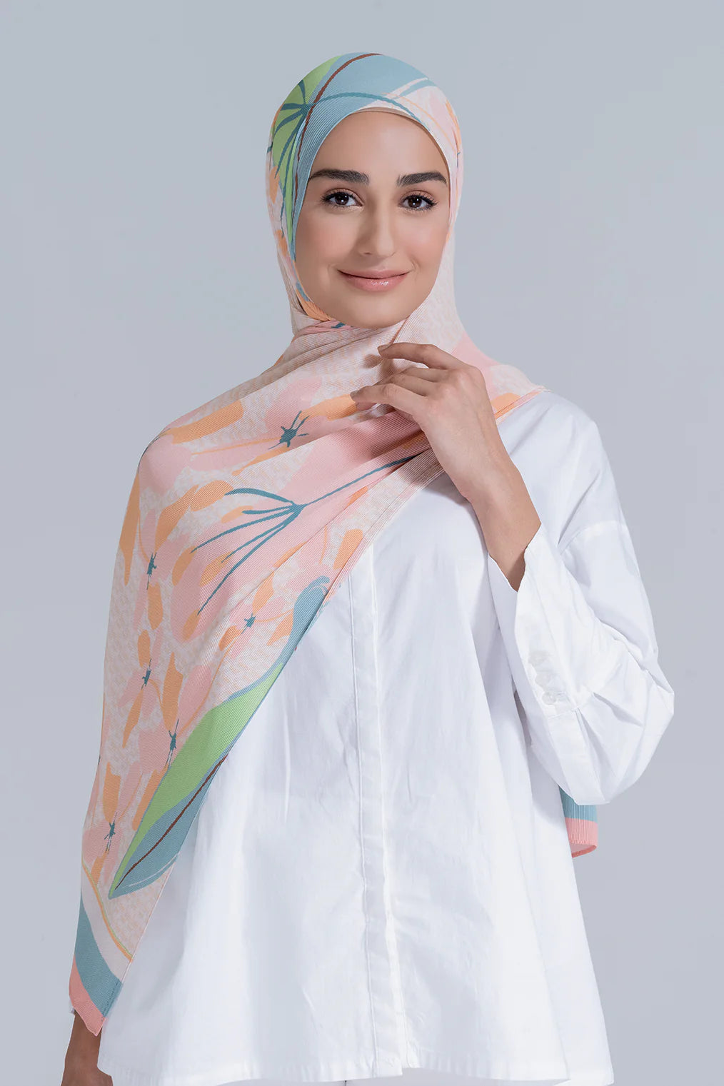Jasmine Art Series in Salmon Pink