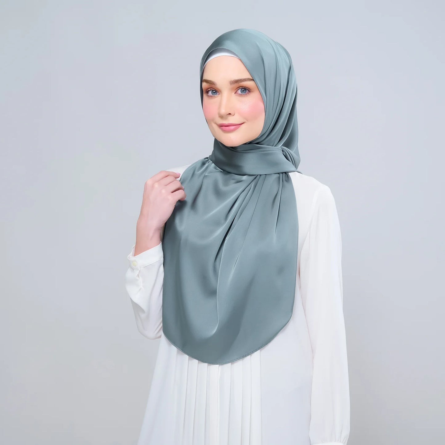 Instant Tag & Go | Satin Silk in Sea Green