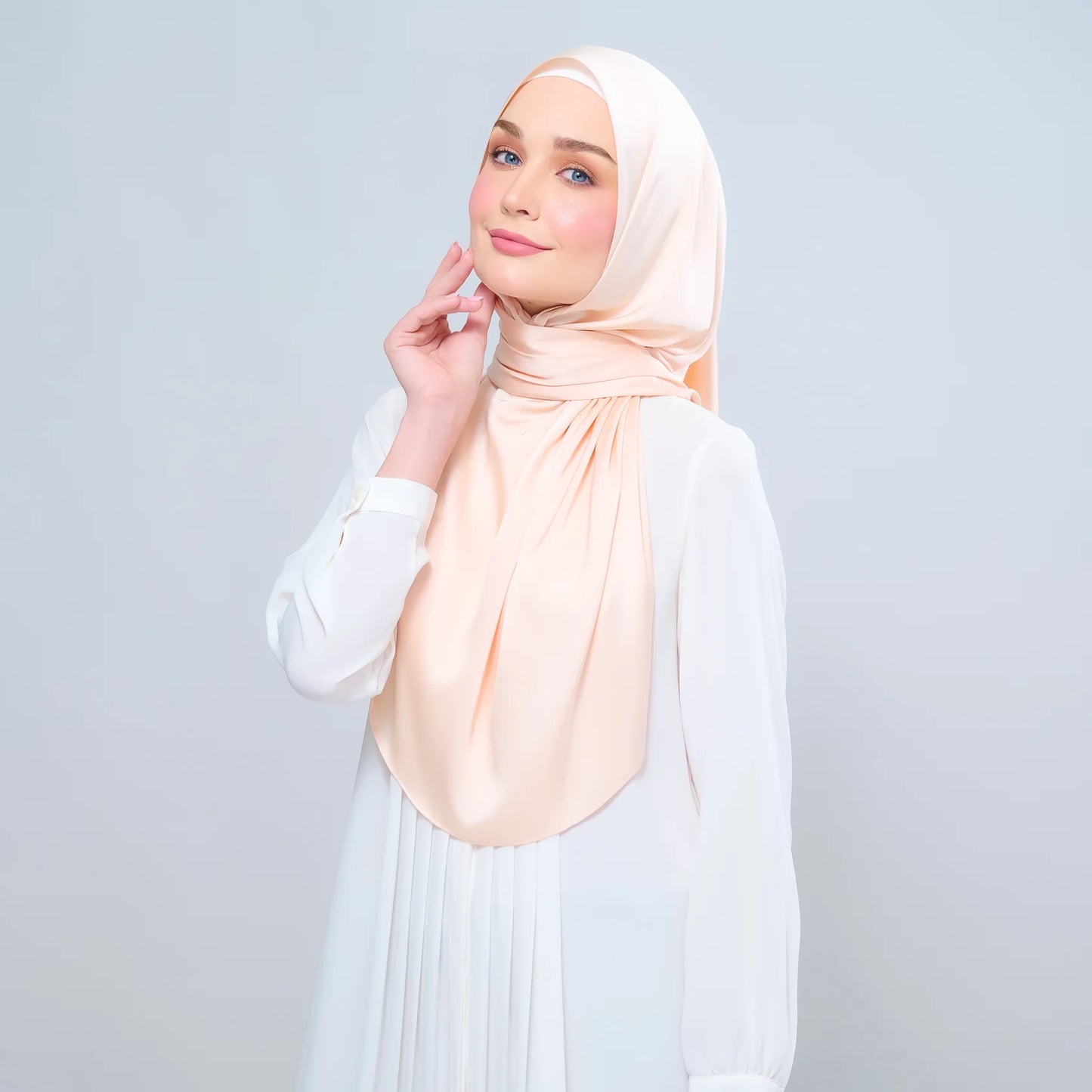 Instant Tag & Go | Satin Silk in Soft Apricot