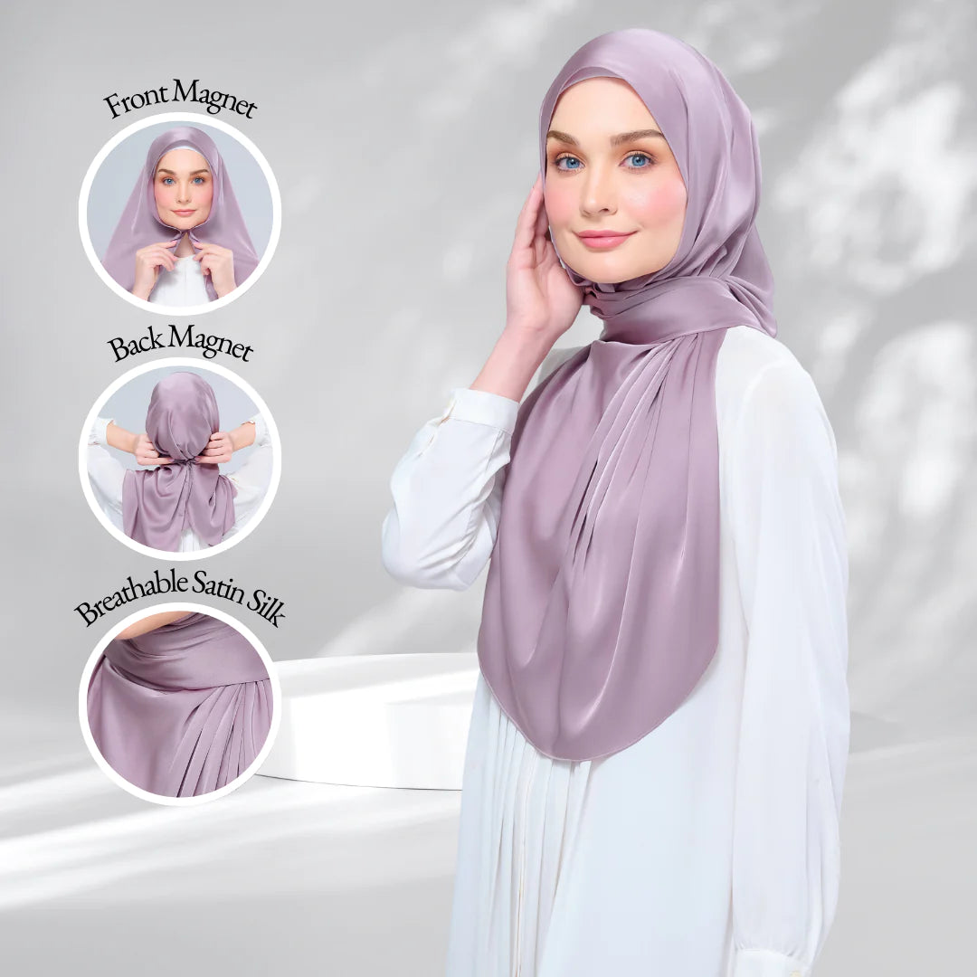 Instant Tag & Go | Satin Silk in Thistle