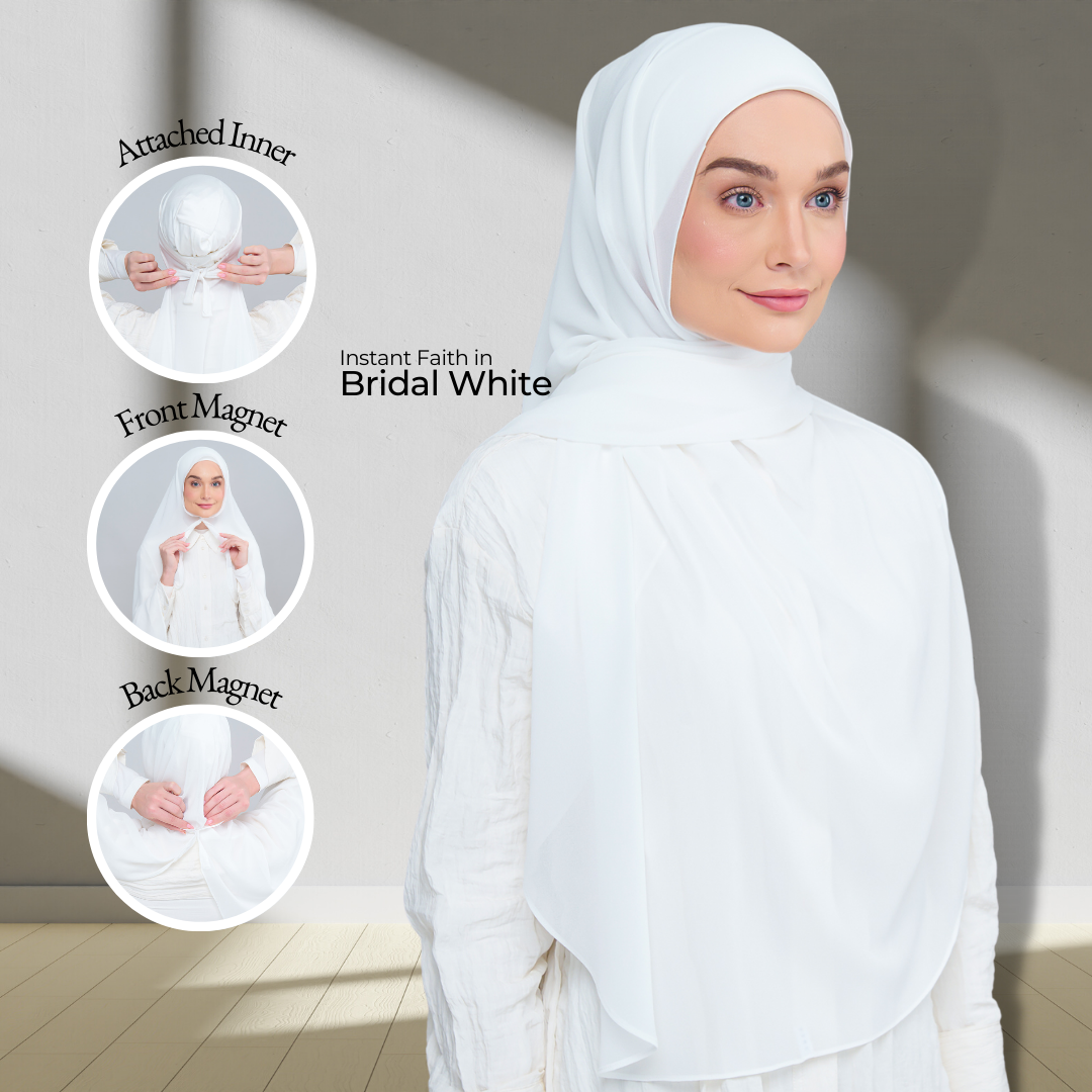 Instant Faith in Bridal White