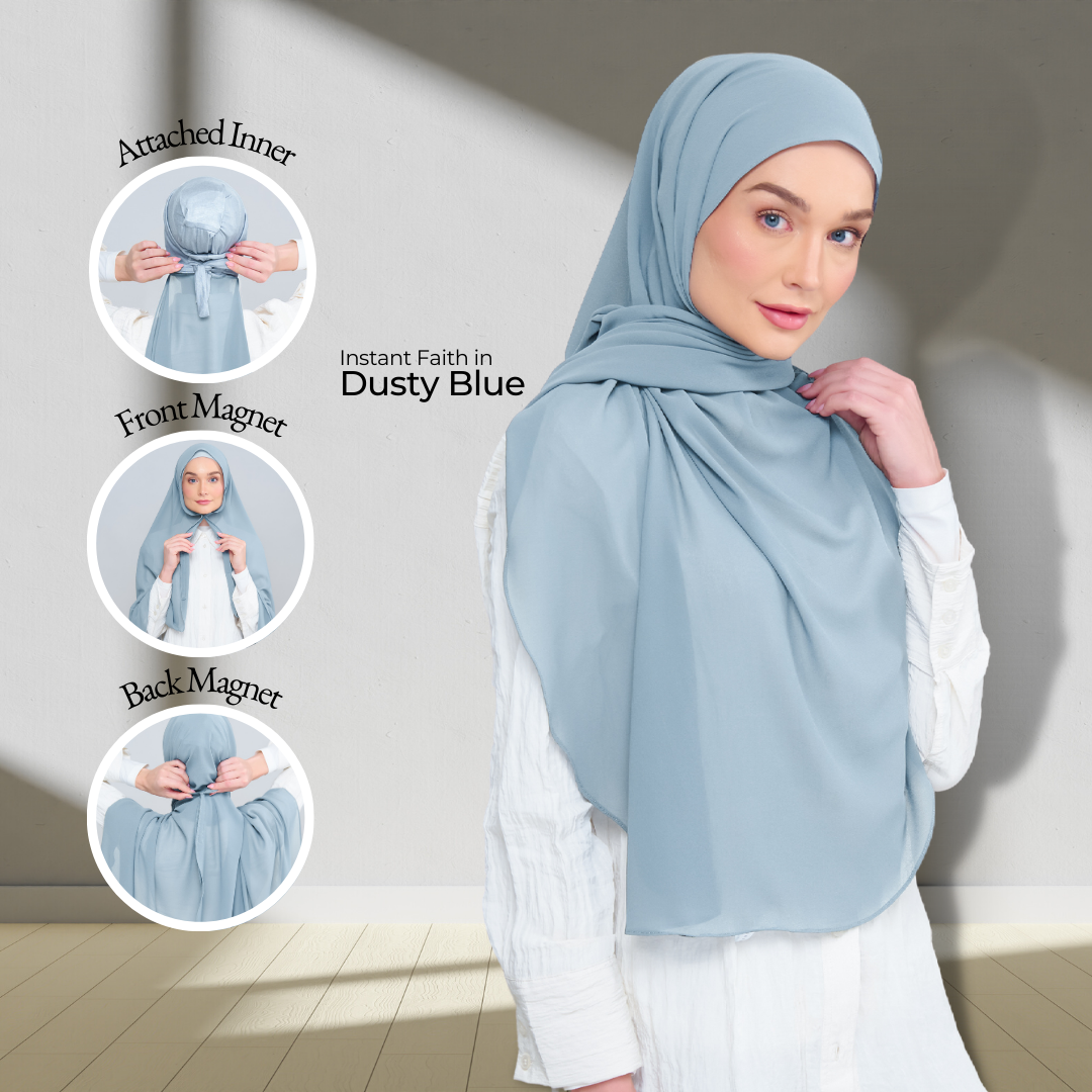 Instant Faith in Dusty Blue