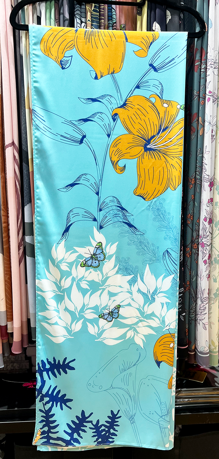 Blooming Nyonya in Cyan