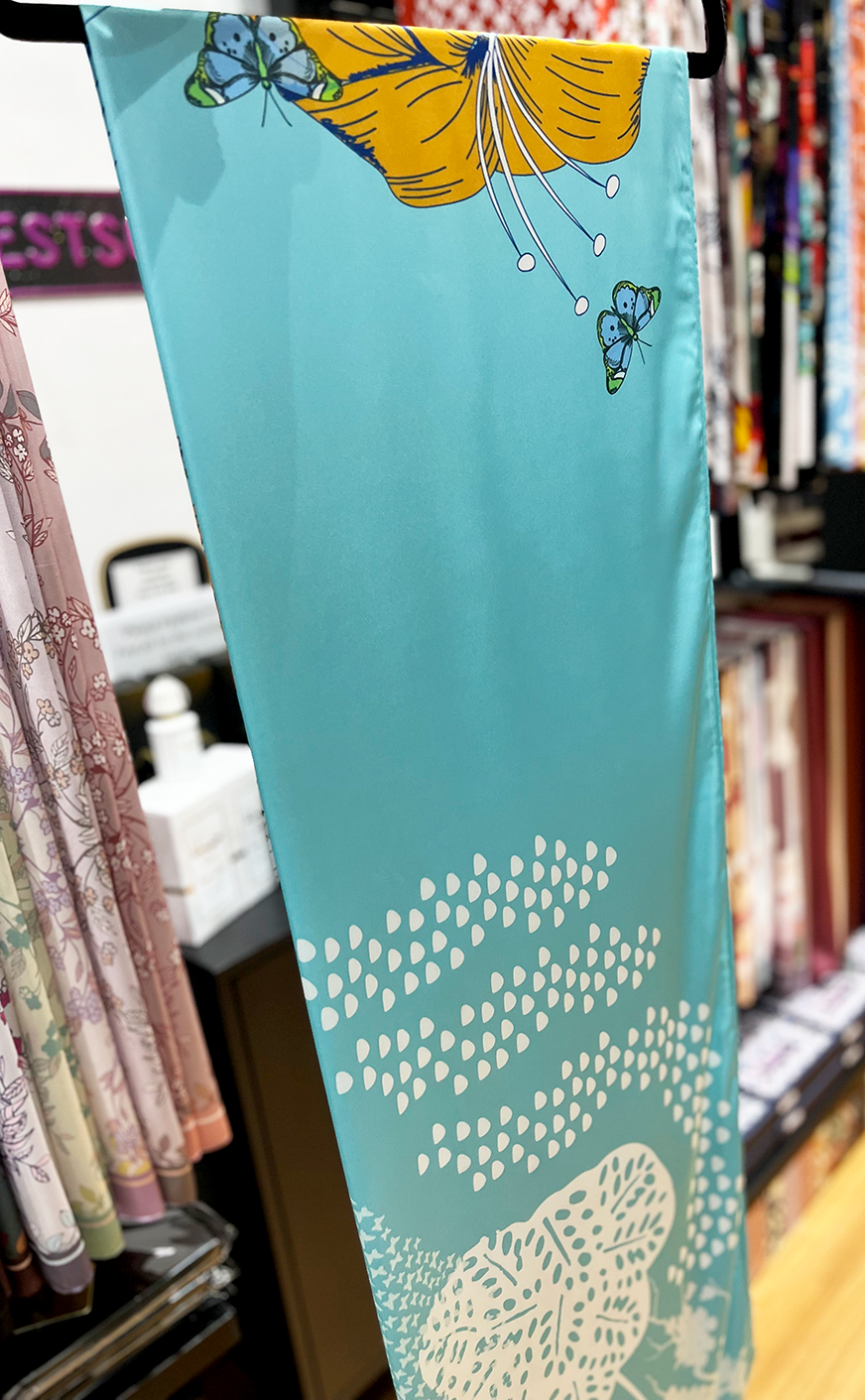 Blooming Nyonya in Cyan