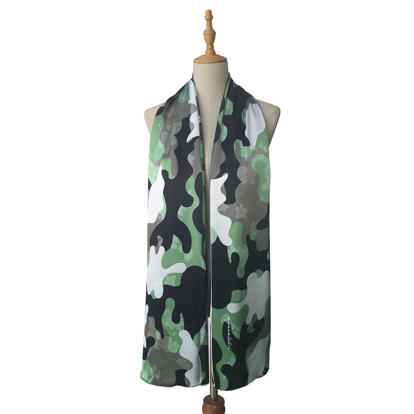Spring Summer Camo - Shawl in Fern