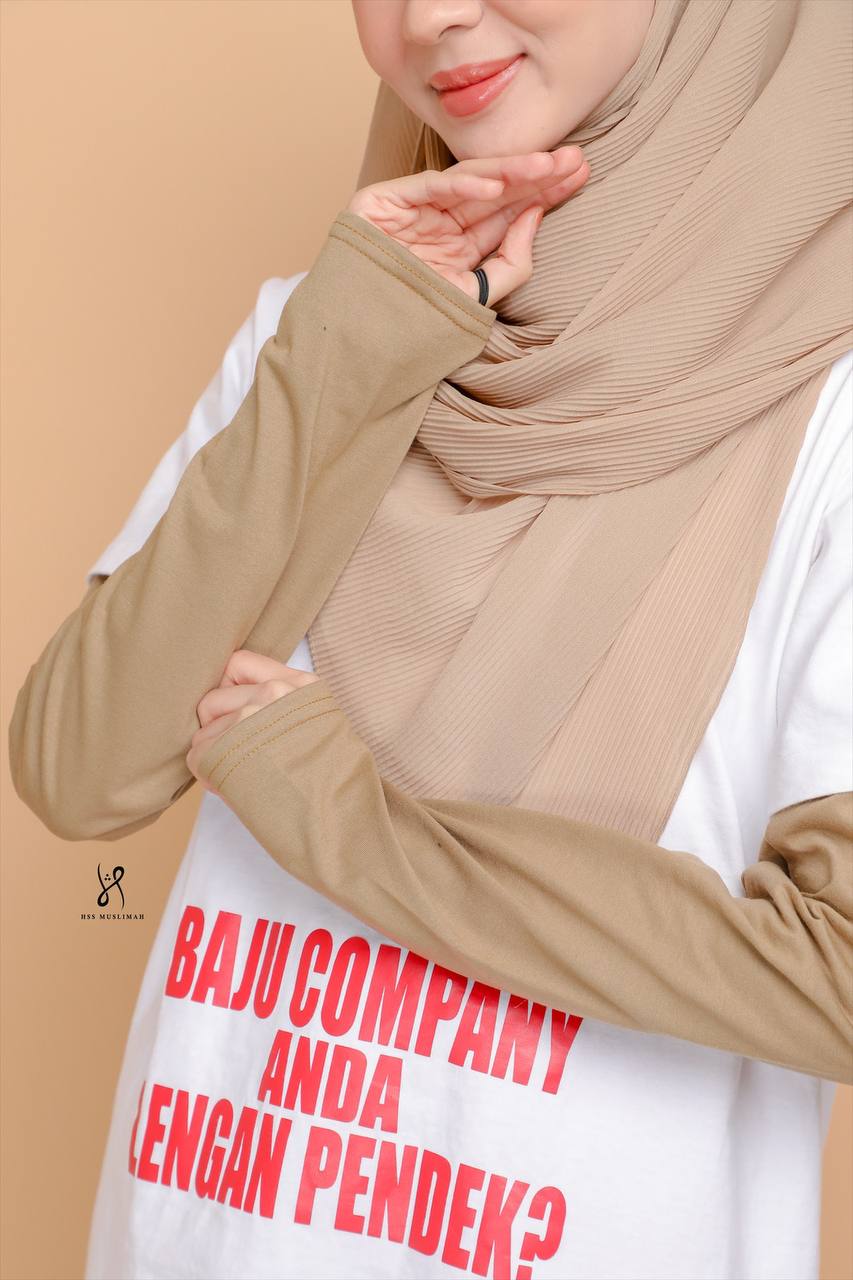 Tshirt Premium Handsocks in Khaki Brown