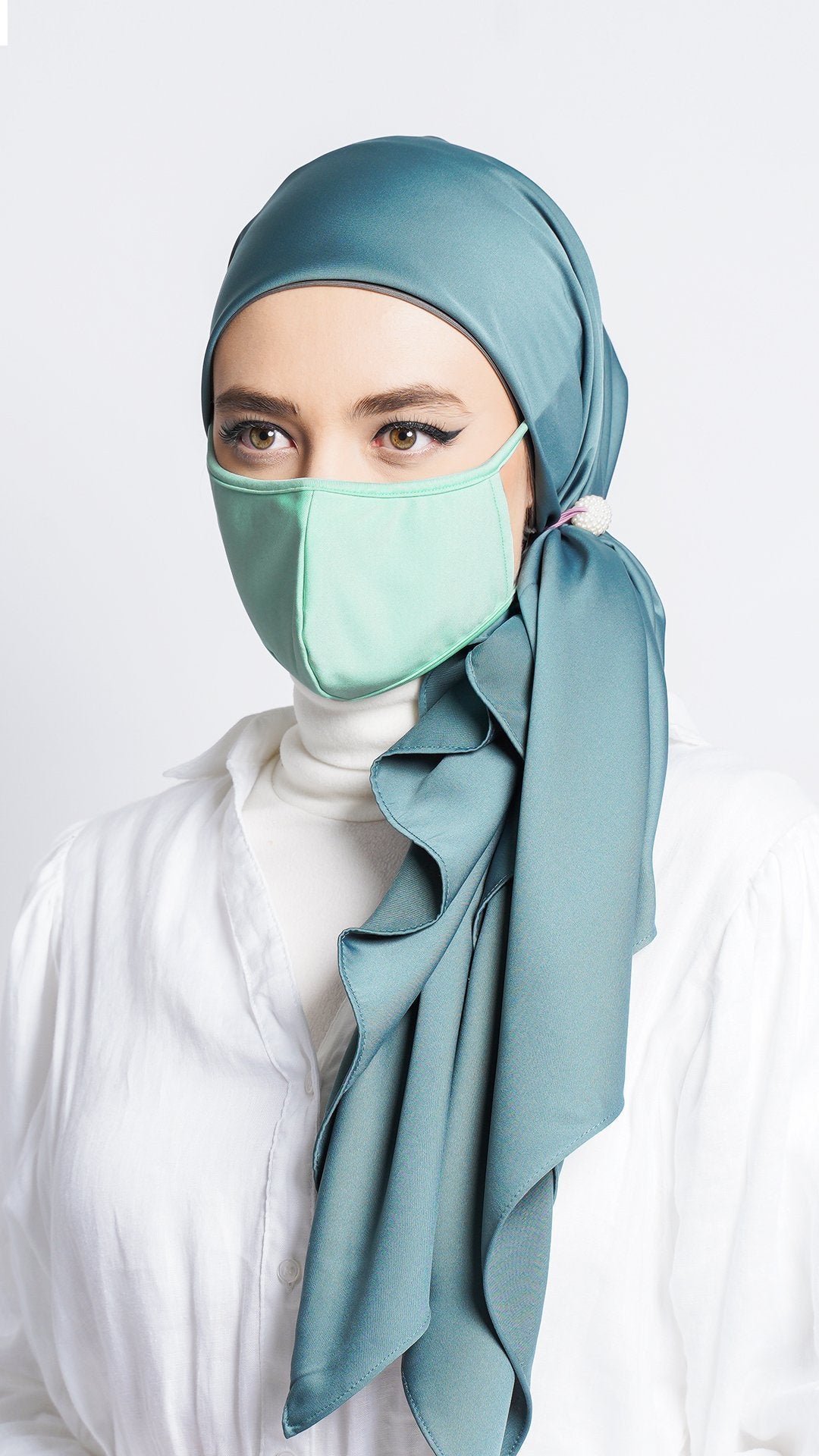 Pastel Colours Face Mask in Mint