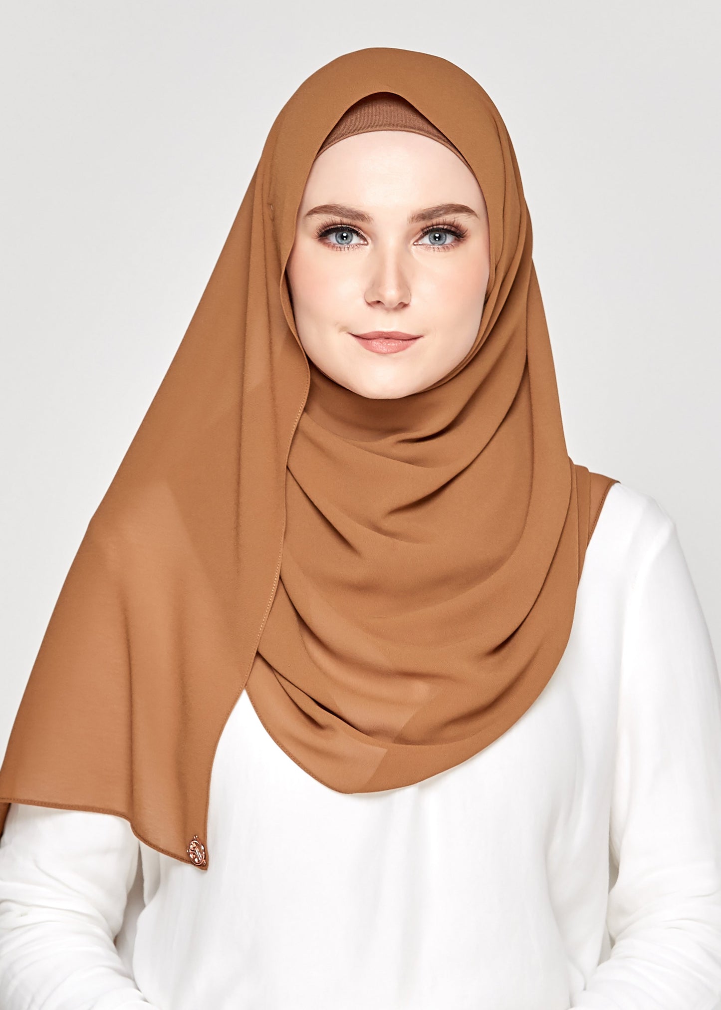 Chiffon Gabana in Bronze