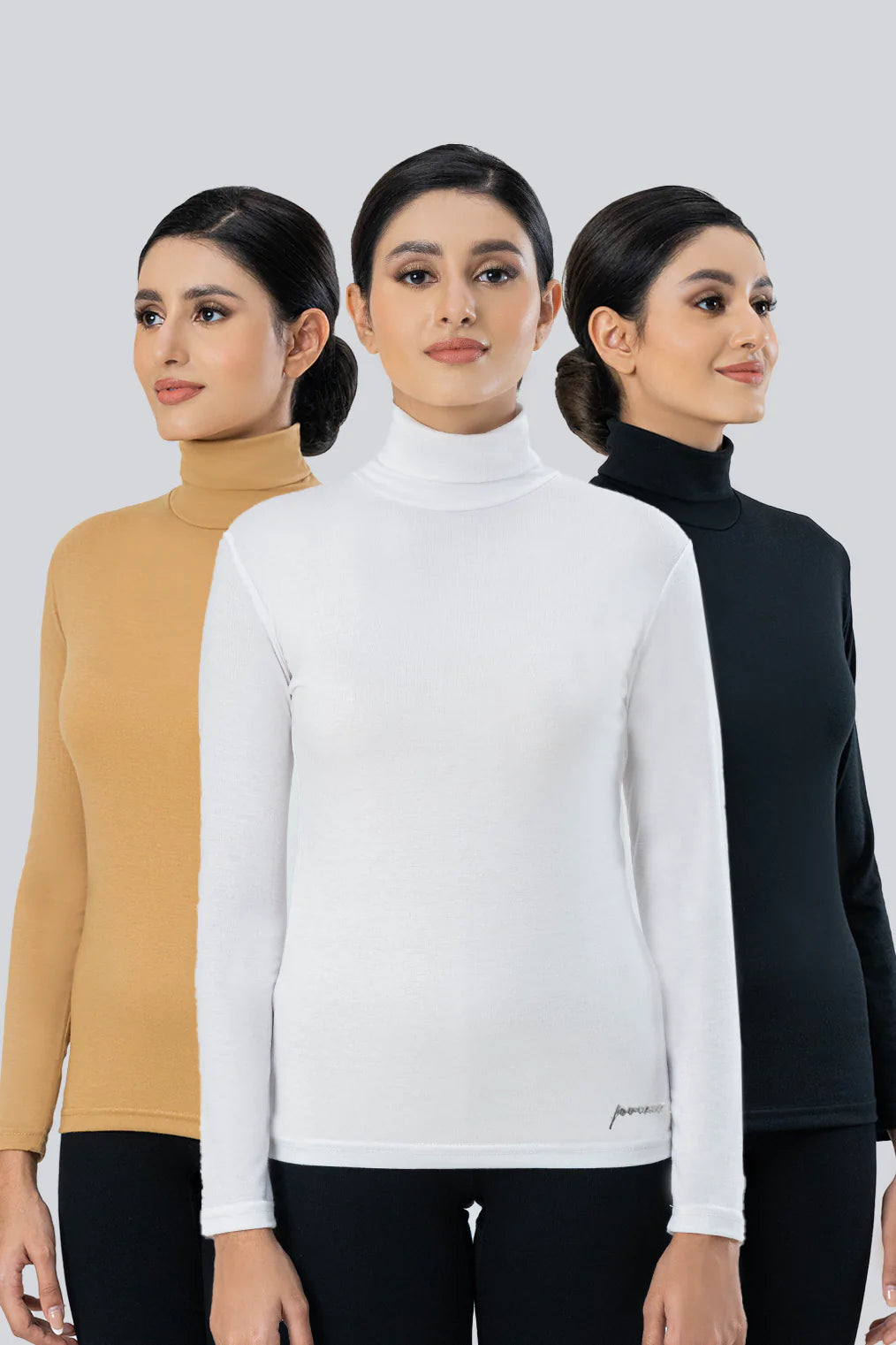 Inner Light Classic Turtle Neck in Neutral