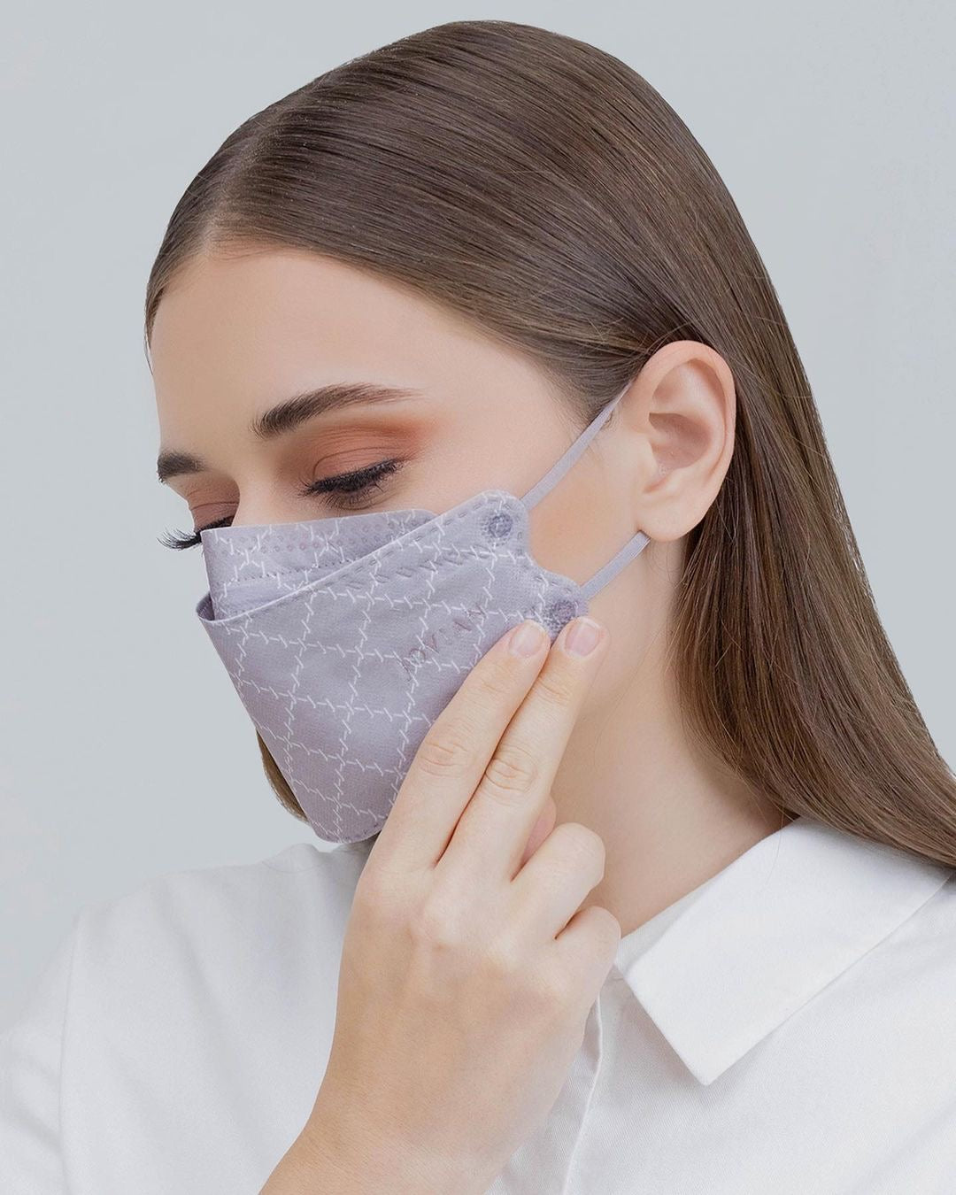 KF94 Earloop Face Mask in Stone Grey