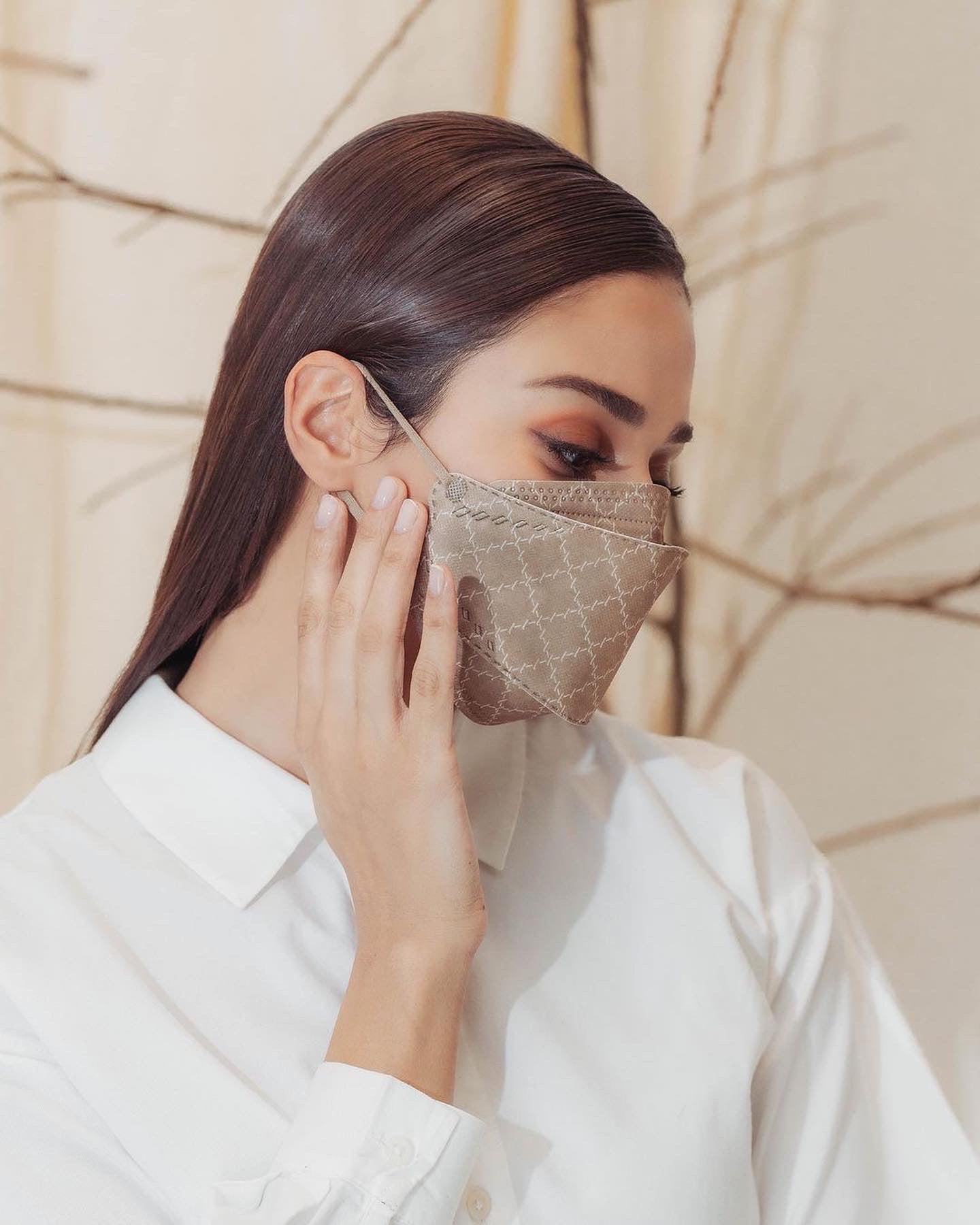 KF94 Earloop Face Mask in Wood