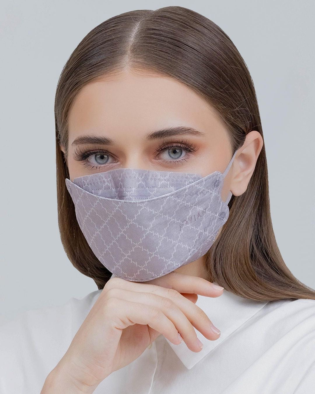 KF94 Earloop Face Mask in Stone Grey