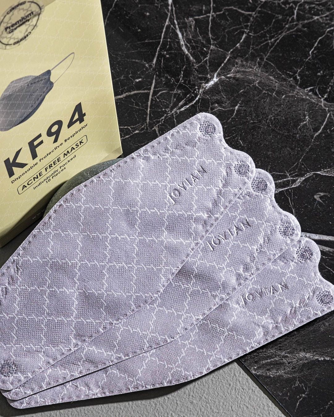 KF94 Earloop Face Mask in Stone Grey
