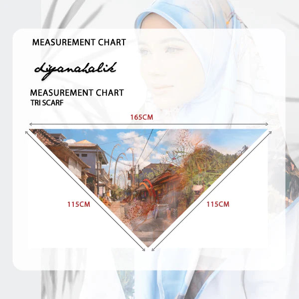 Bali Tri-Scarf in Kota Bali