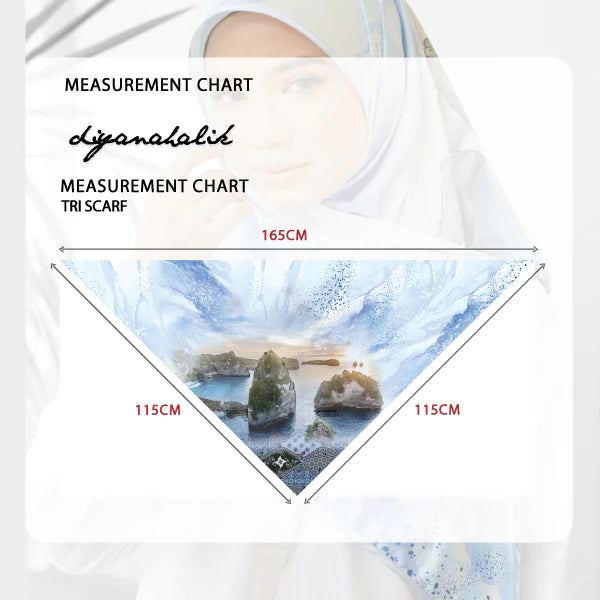 Bali Tri-Scarf in Nusa Penida