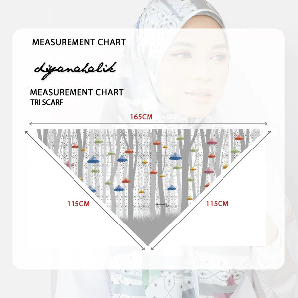 Bali Tri-Scarf in Ampupu