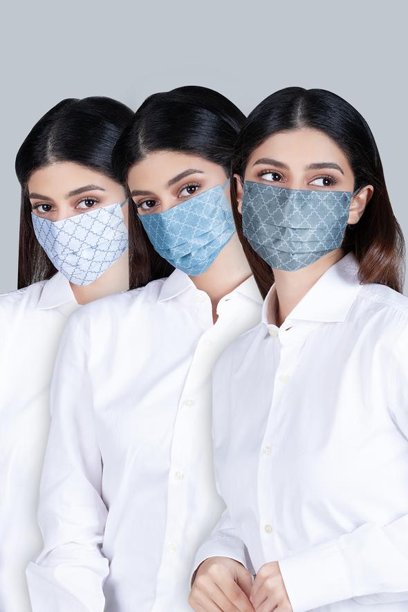 Earloop 3-Ply Mask in Denim 2.0