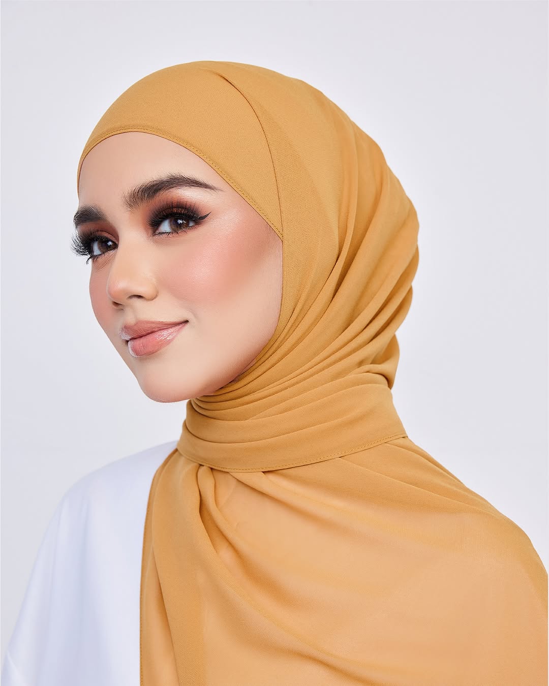 Mellysa Shawl in Mustard Orange