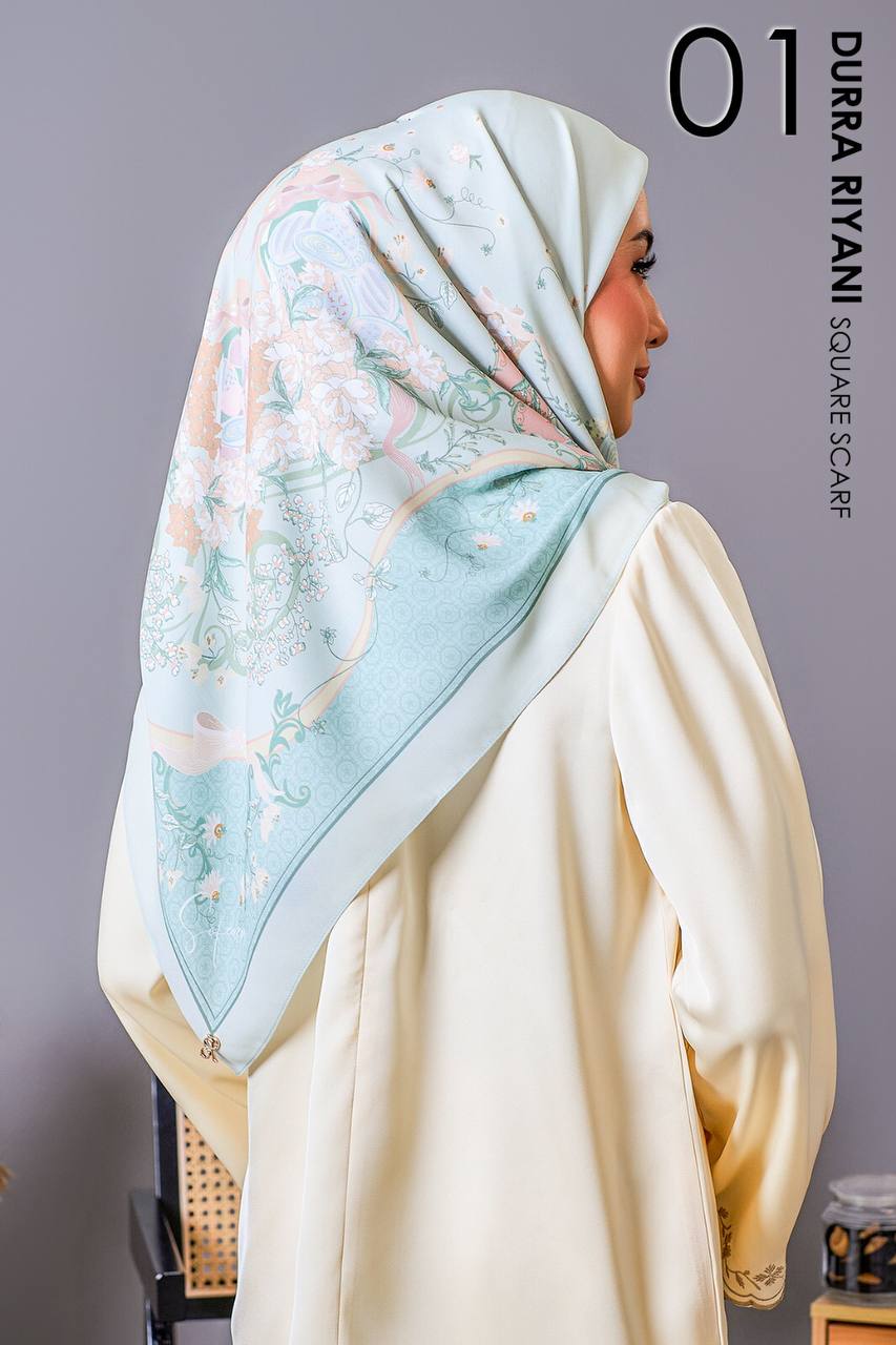 Durra Riyani in Asmarani (Mint Green) Square