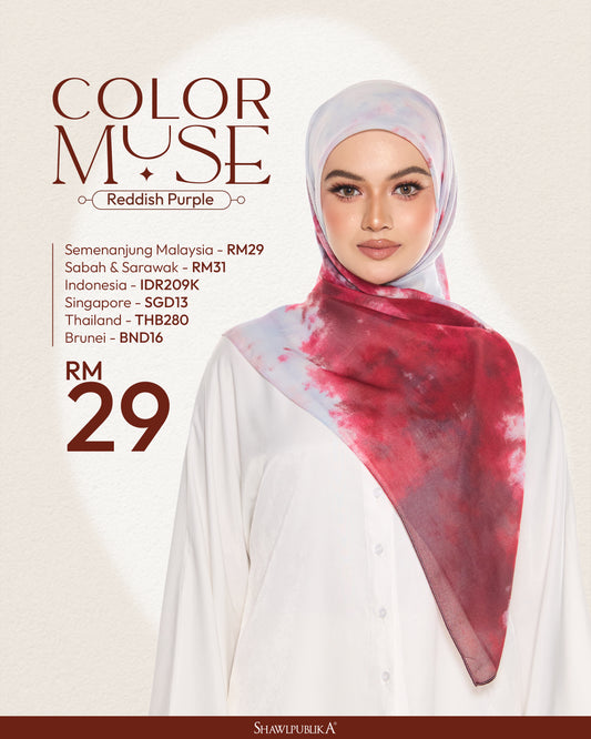 Color Muse in Reddish Purple