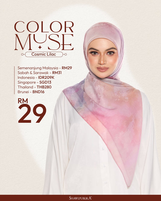 Color Muse in Cosmic Lilac