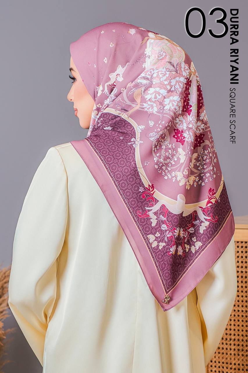 Durra Riyani in Cinta (Dusty Plum) Square