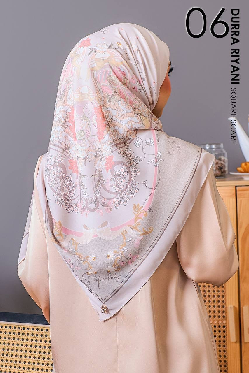 Durra Riyani In Lestika (Light Nude) Square – Modest Squad