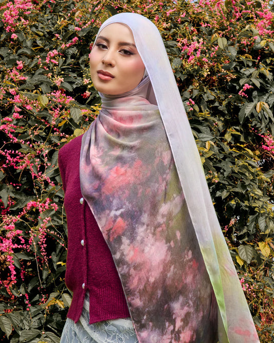 Elvy Modal Shawl in Floravelle