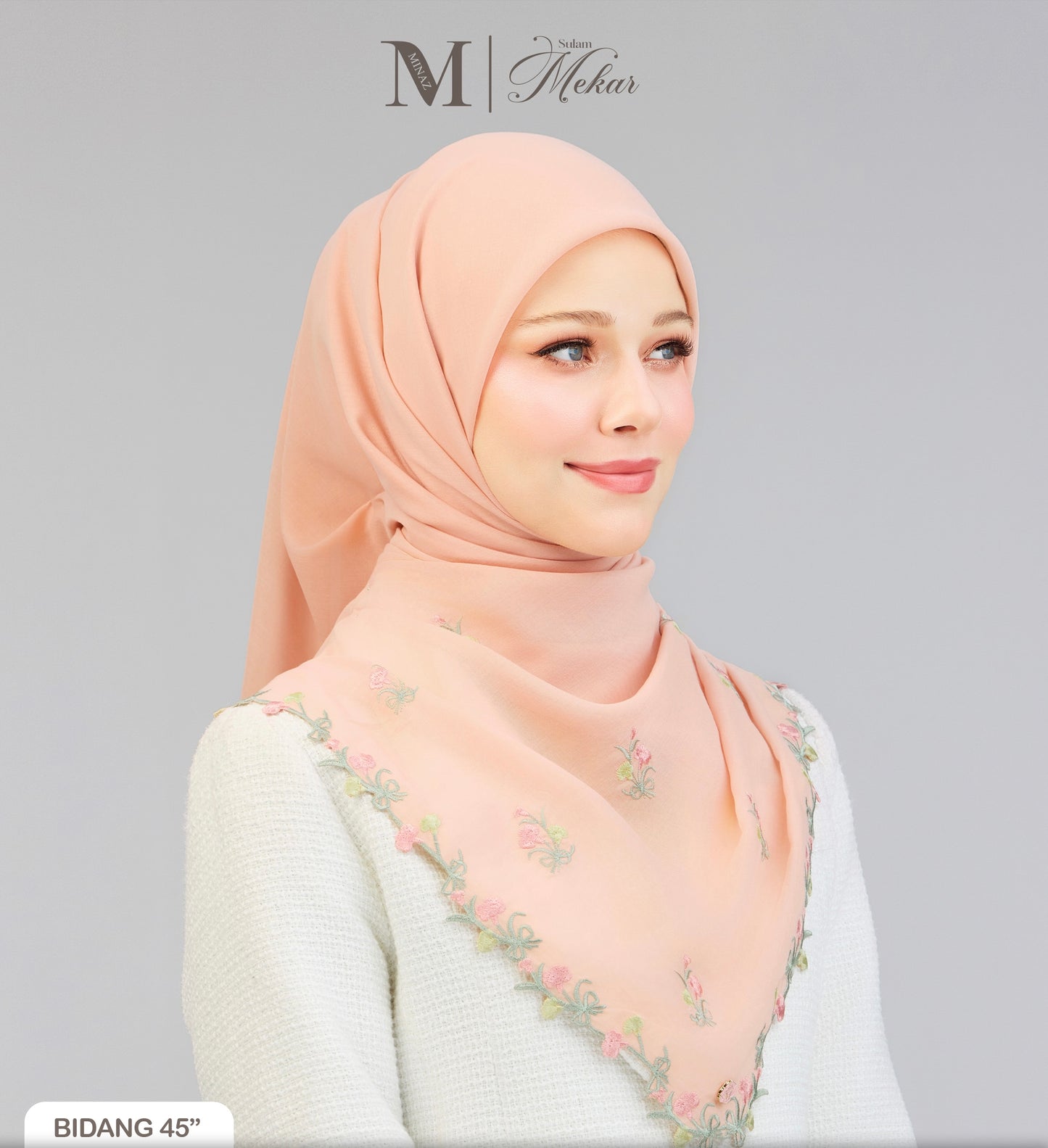 Sulam Mekar in Blush 45”