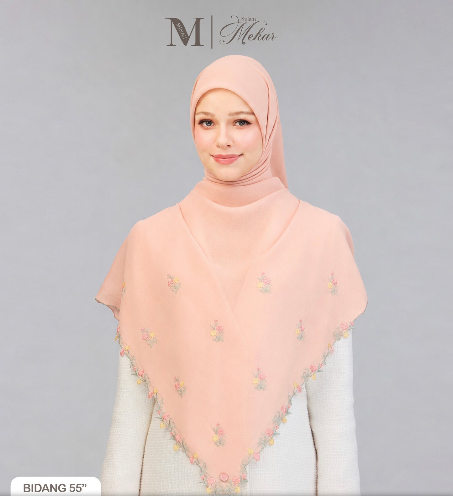 Sulam Mekar in Blush 55”