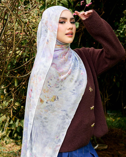 Joyce Modal Shawl in Floravelle