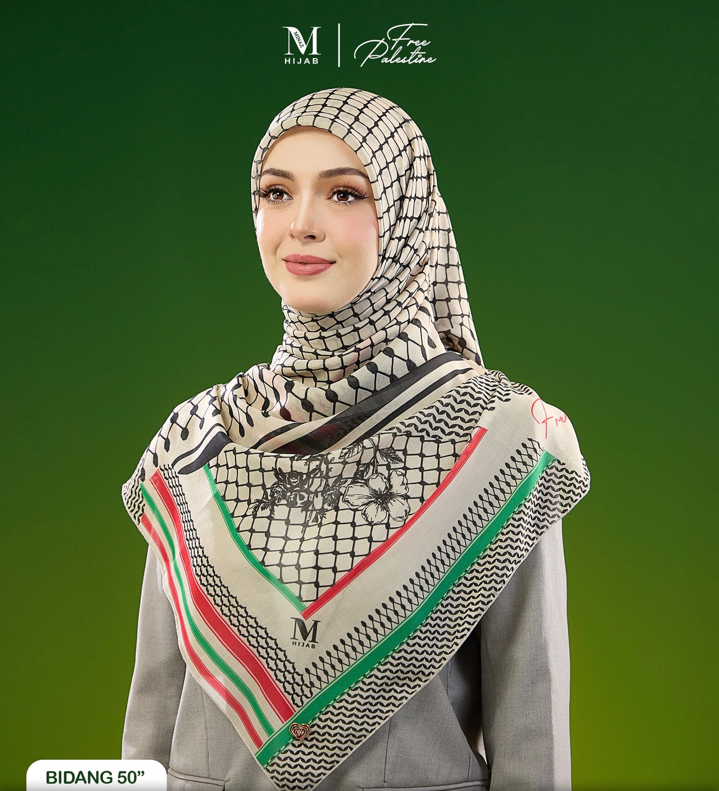 Kufiya Champagne 50”