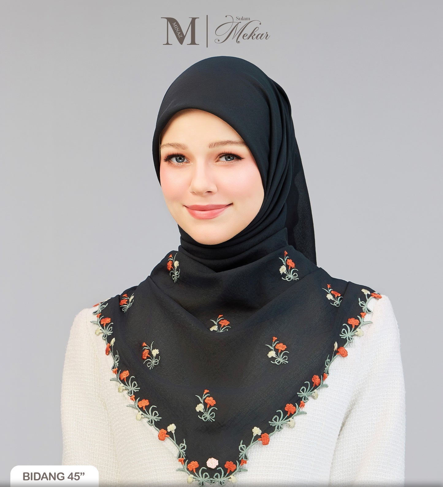 Sulam Mekar in Black 45”