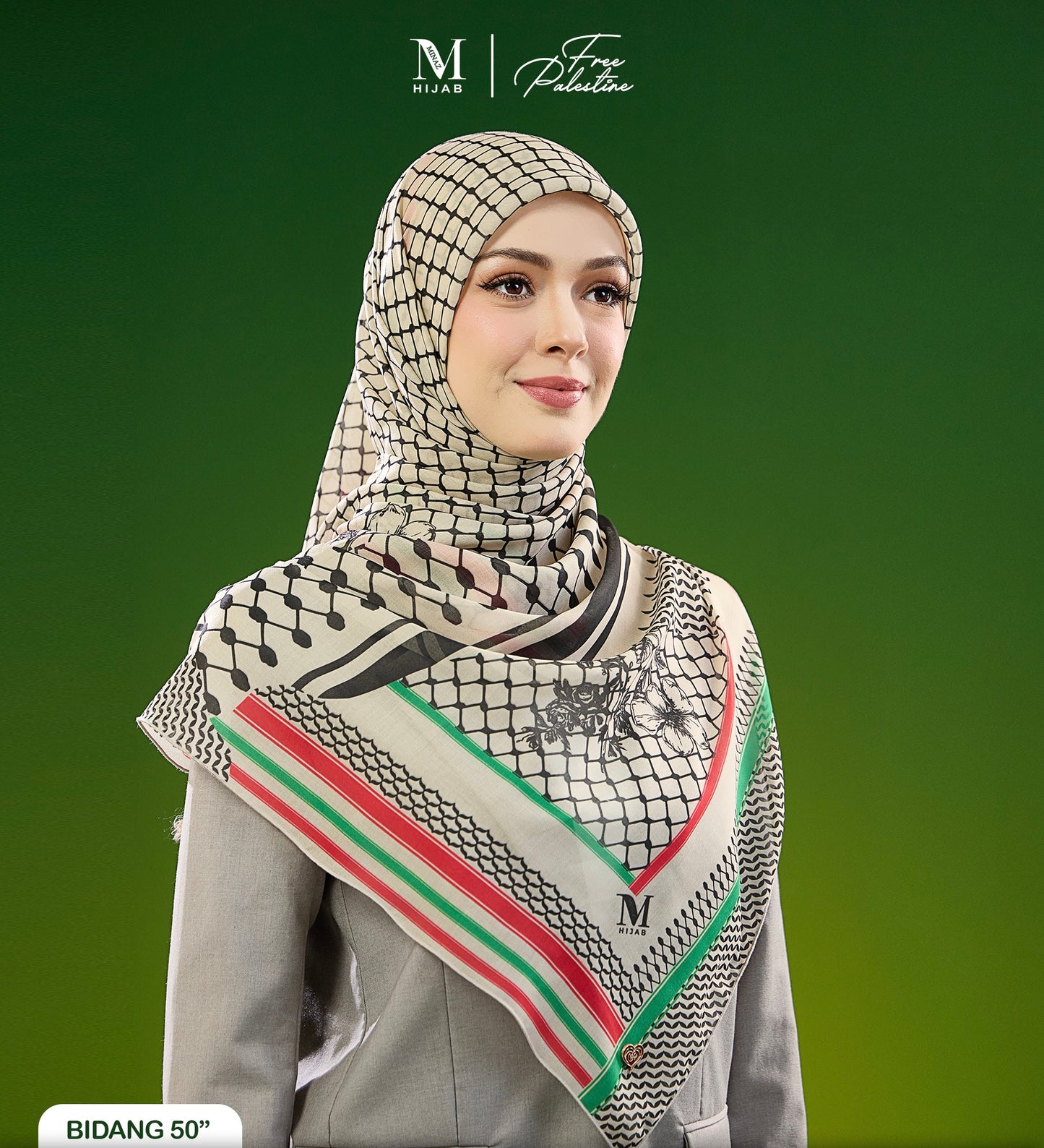 Kufiya Champagne 50”