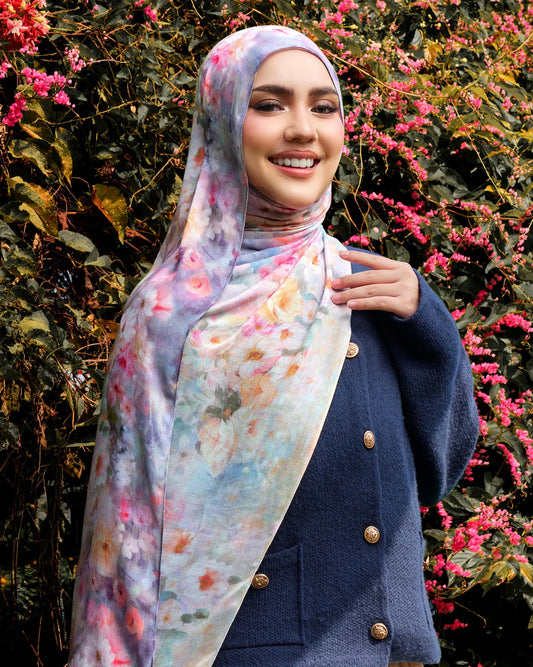 Hanaa Modal Shawl in Floravelle