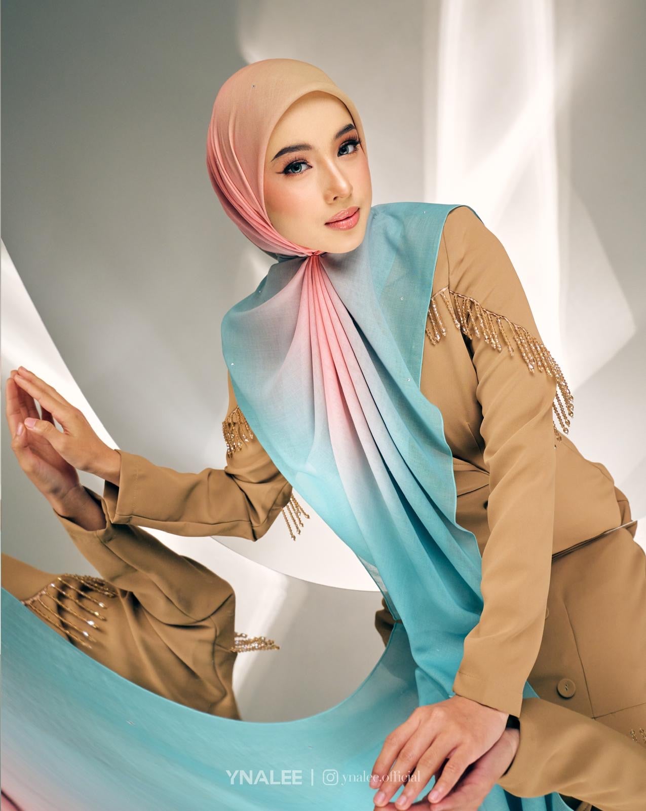 Pelangi in Dusty Turquoise